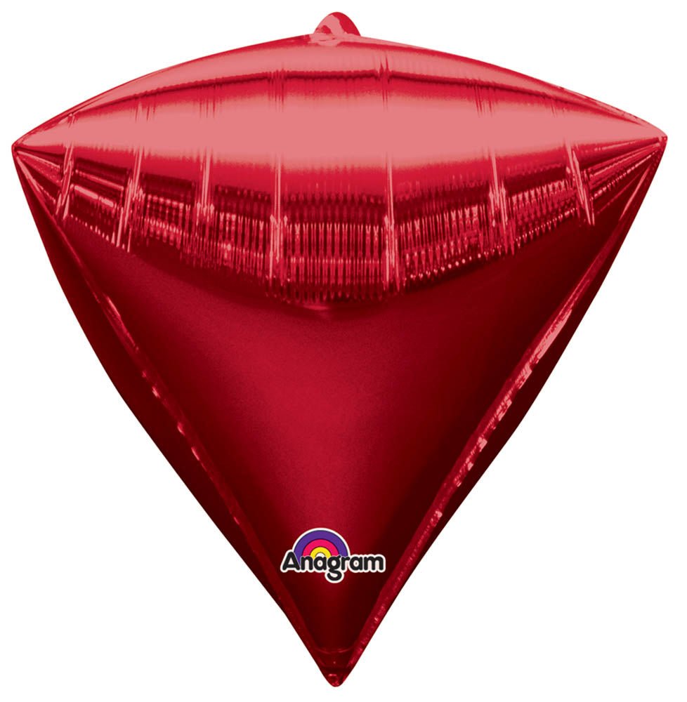 17'' DIAMONDS RED - FLT - JJ's Party House