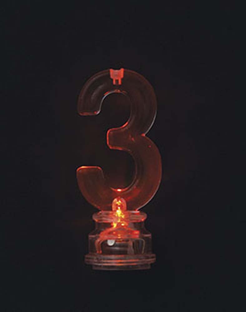 3 - Flashing Candle Holder w/ - JJ's Party House