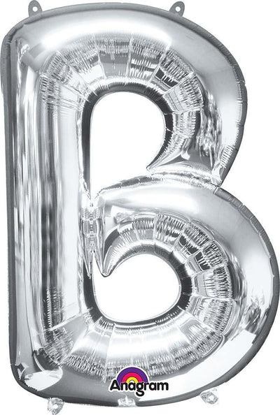 33'' LETTER B SILVER - JJ's Party House
