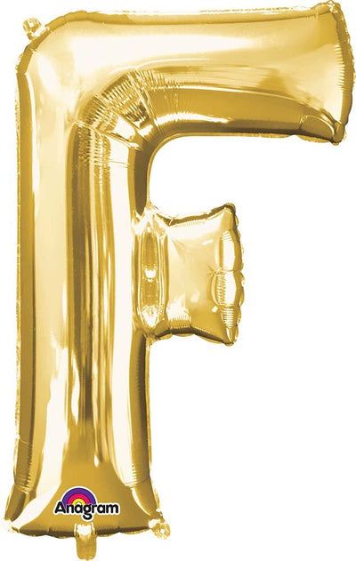 33'' LETTER F GOLD - JJ's Party House