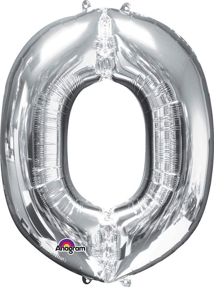33'' LETTER O SILVER - JJ's Party House