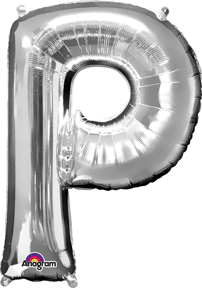 33'' LETTER P SILVER - JJ's Party House