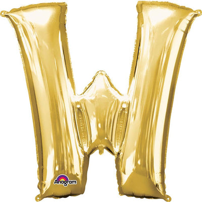 33'' LETTER W GOLD - JJ's Party House