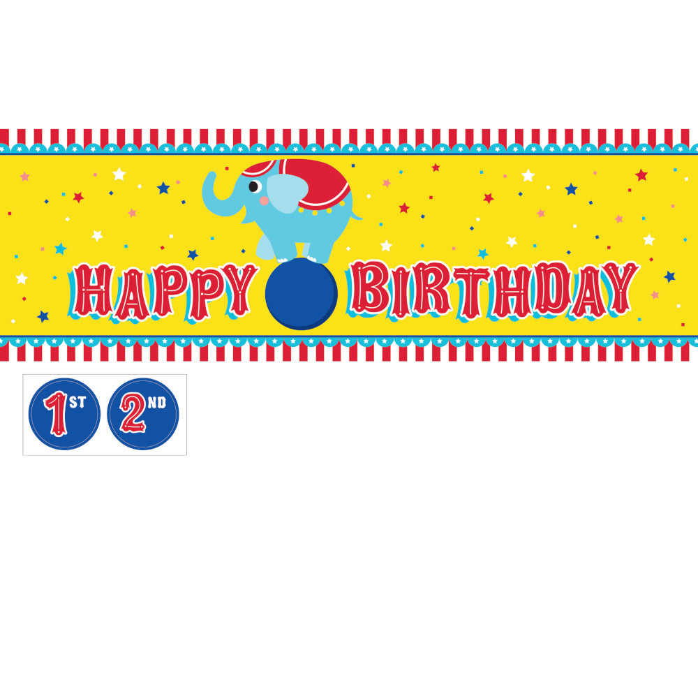 Birthday Banner Circus Party