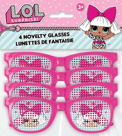 4 LOL Novelty Glasses - JJ's Party House