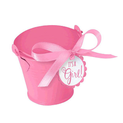 Favor Pails Kit - Pink Baby Sh