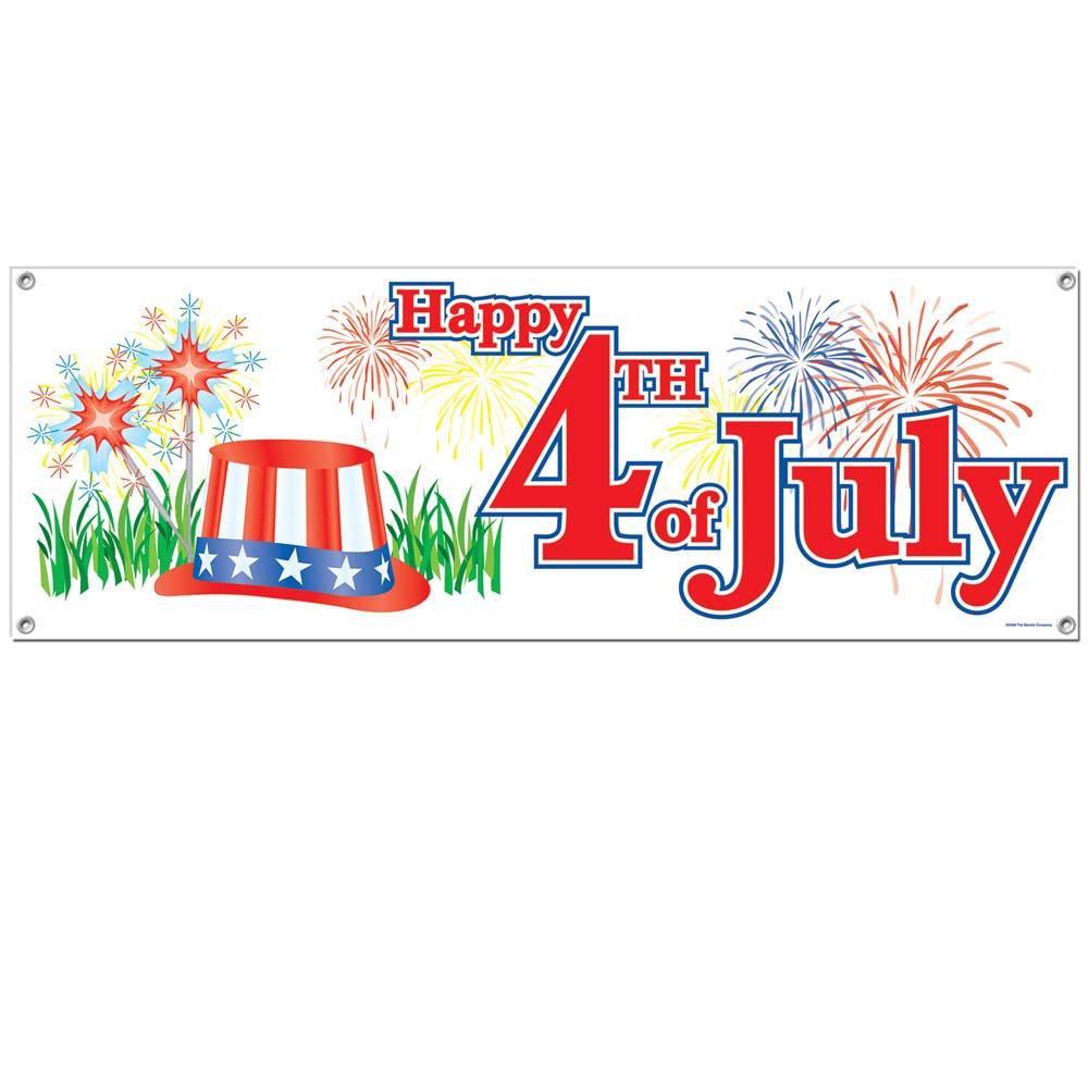 4Th Of July Banner - JJ's Party House