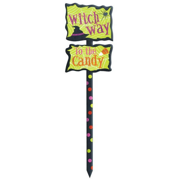Witch Way Yard Sign