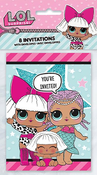 8 LOL Invitations - JJ's Party House