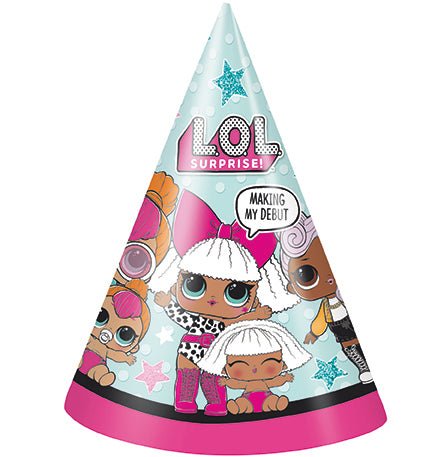 8 LOL Party Hats - JJ's Party House