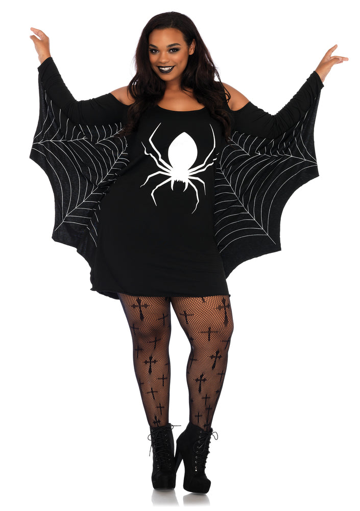 Plus Size Jersey Spiderweb Dre
