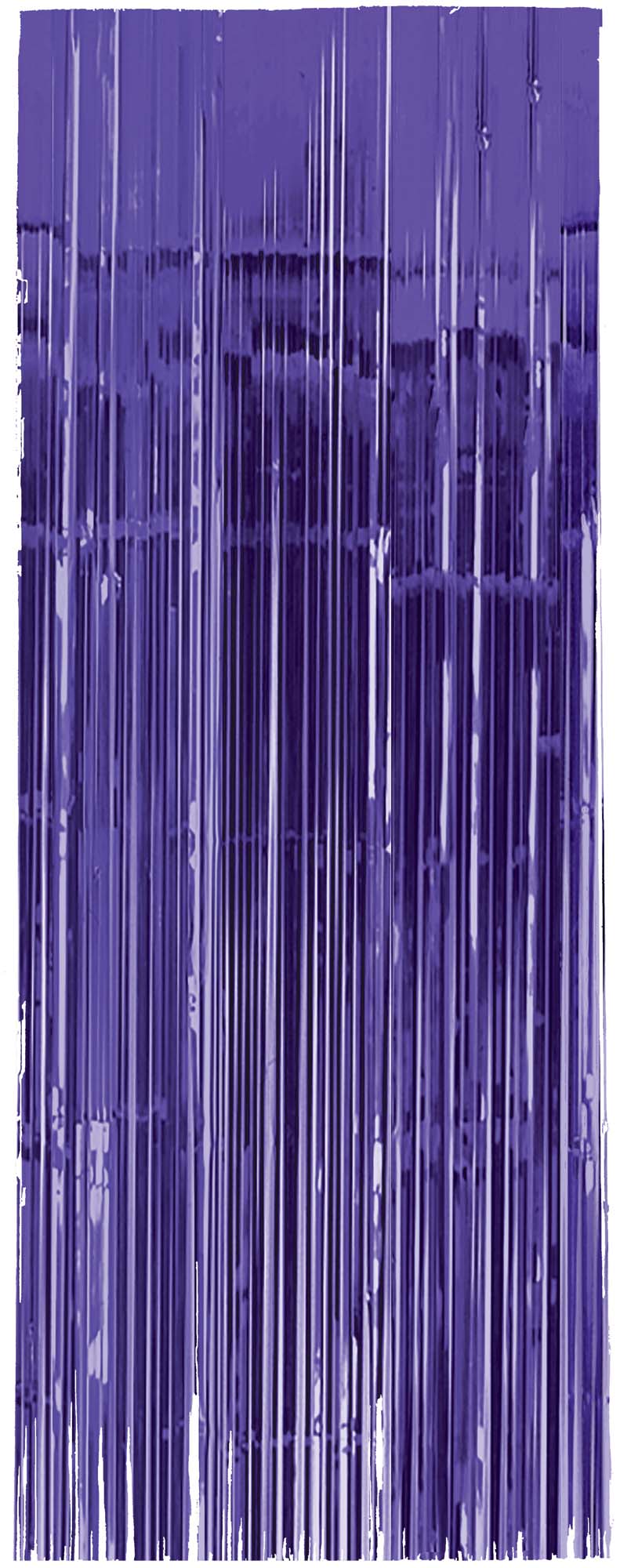 Purple Metallic Curtain