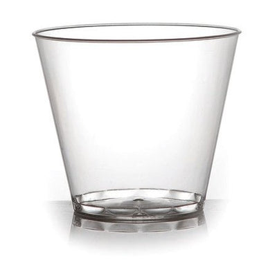 9oz Clear Squat Tumbler 20ct - JJ's Party House