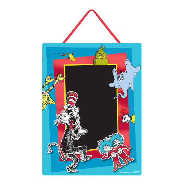 Dr. Seuss Chalkboard Sign