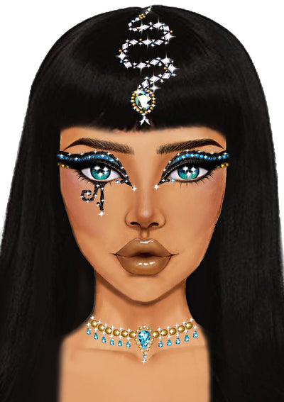 Cleopatra Adhesive Face Jewels