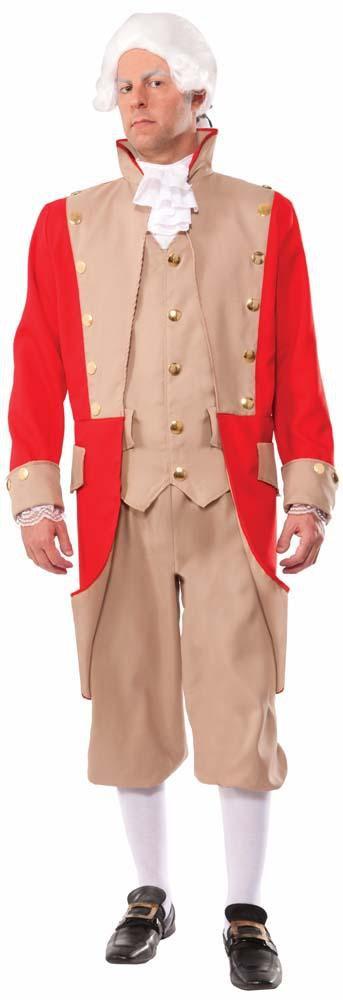 Adult British Red Coat Costume - JJ's Party House