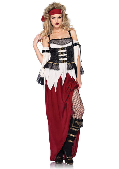 Adult Buried Treasure Beauty Pirate Costume - JJ's Party House