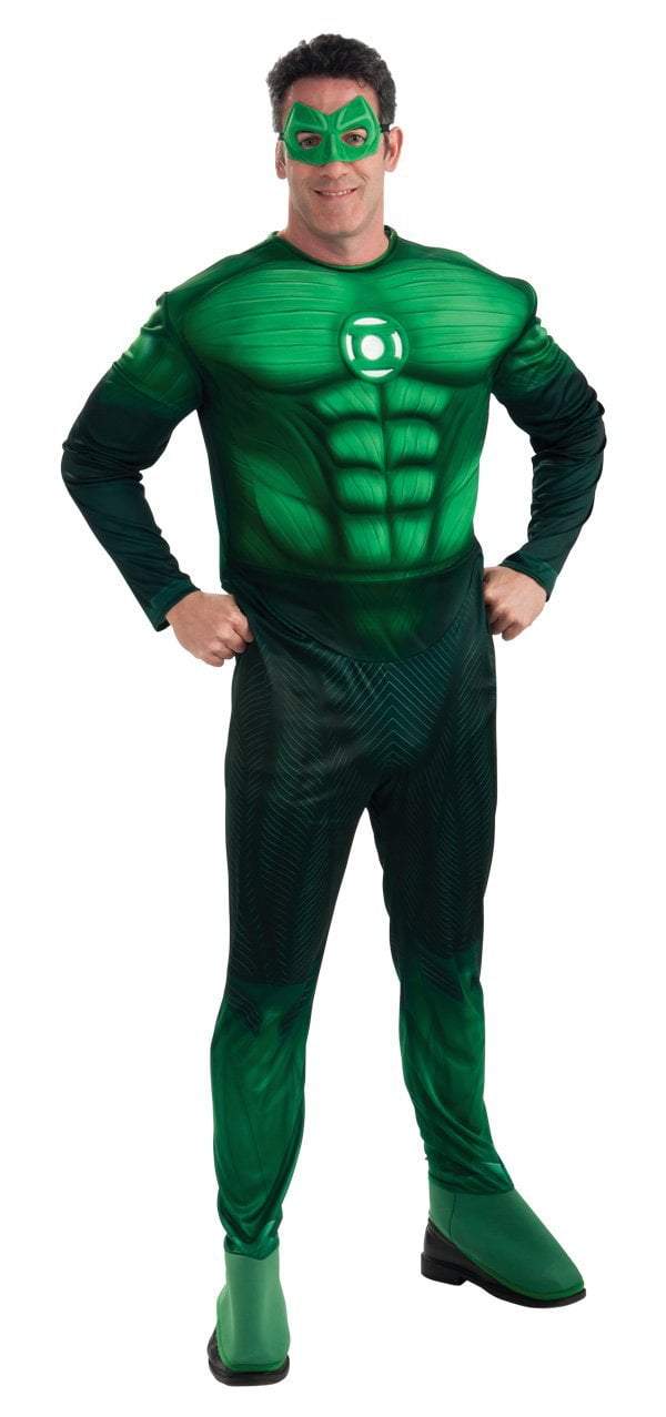 Adult Deluxe Hal Jordan Costume - The Green Lantern - JJ's Party House