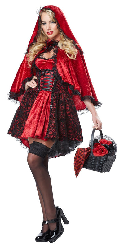 Adult Deluxe Red Riding Hood Costume - JJ's Party House