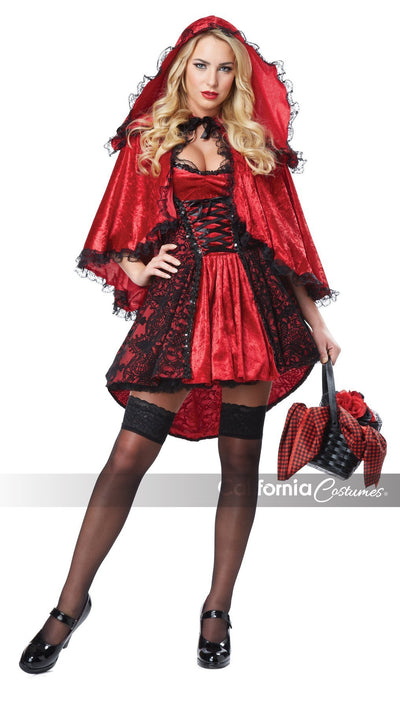Adult Deluxe Red Riding Hood Costume - JJ's Party House