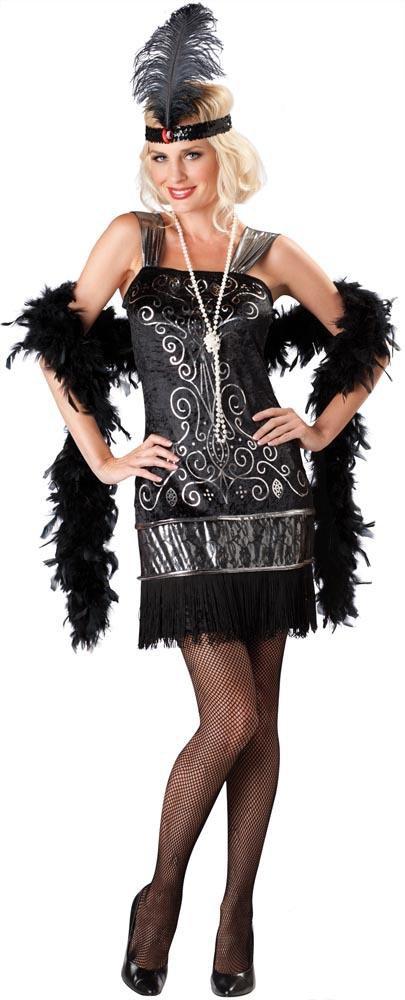 Adult Flirty Flapper Deluxe Cosutme - JJ's Party House