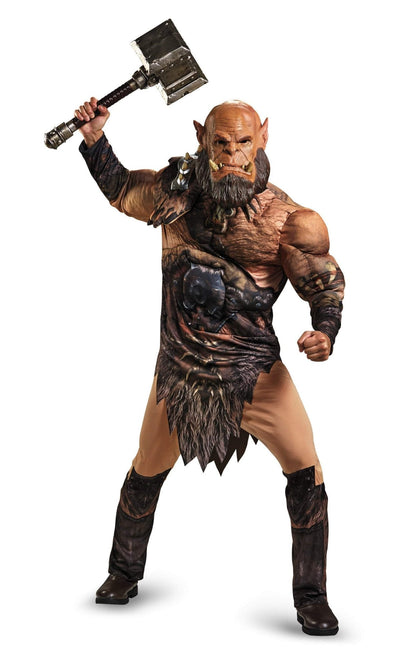 Adult Orgrim Deluxe Muscle Costume - Warcraft - JJ's Party House