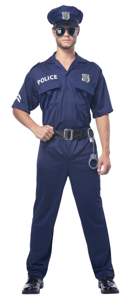 Adult Police Officer Costume - JJ's Party House