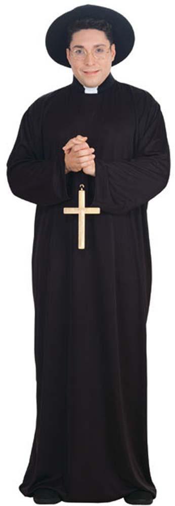 Adult Priest Costume (One Size - JJ's Party House