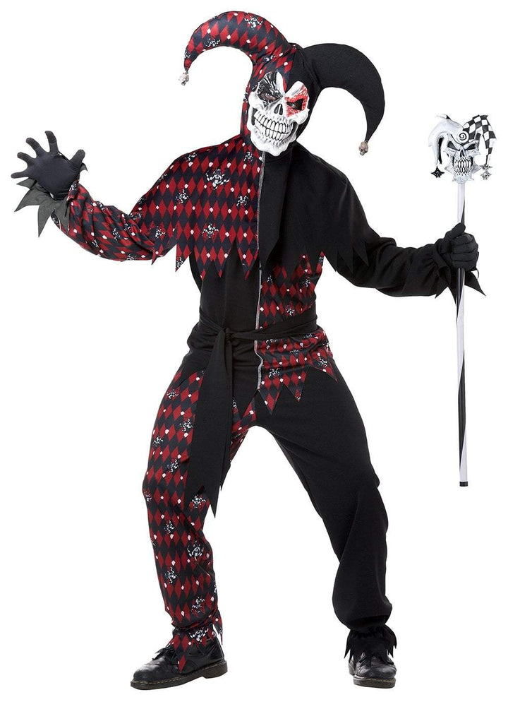Adult Sinister Jester Costume - JJ's Party House
