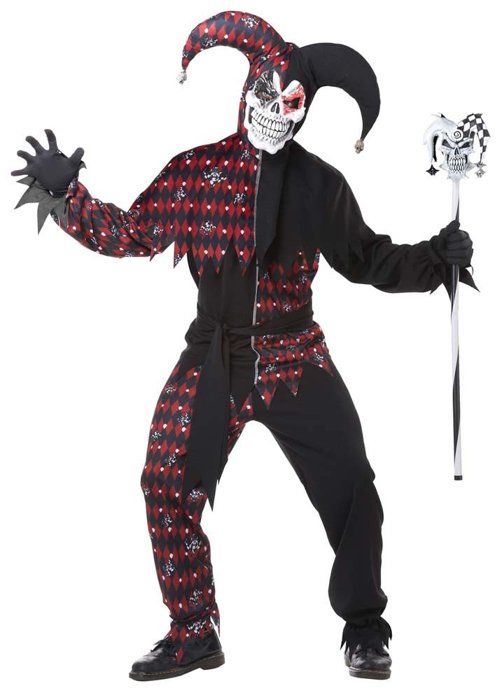 Adult Sinister Jester Costume - JJ's Party House