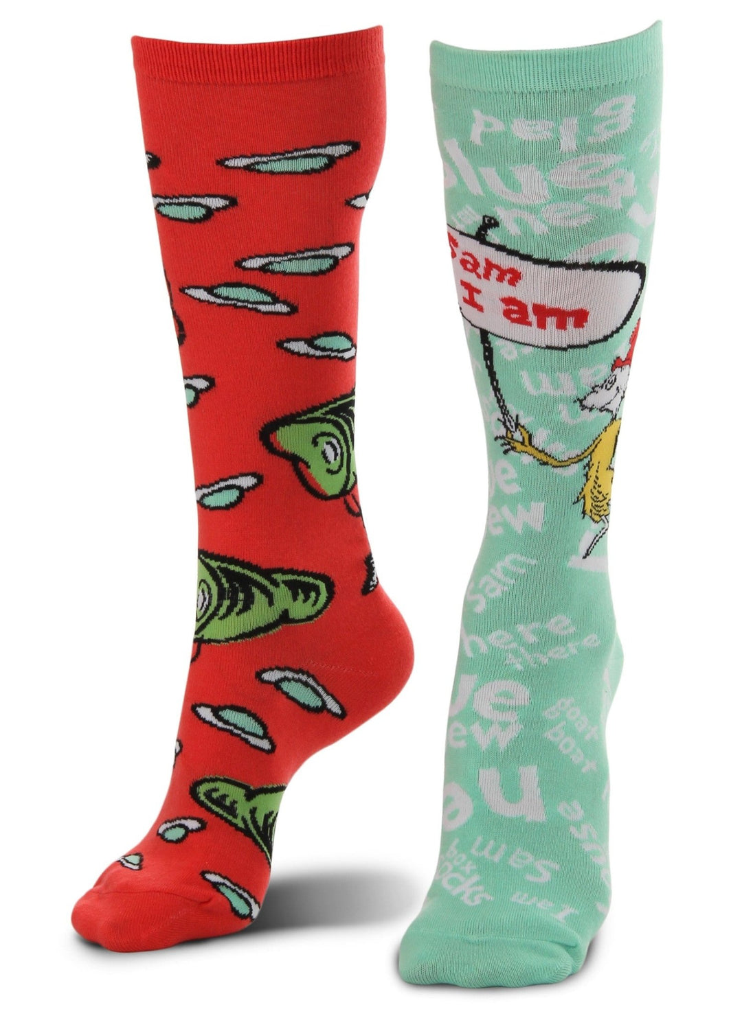 Adult Socks Green Eggs & Ham - Dr. Seuss - JJ's Party House