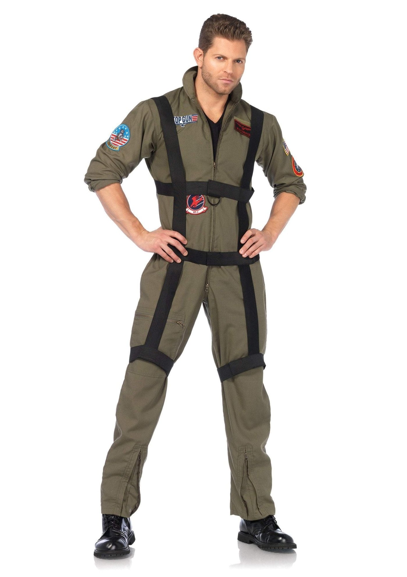 Adult Top Gun Paratrooper Costume - JJ's Party House