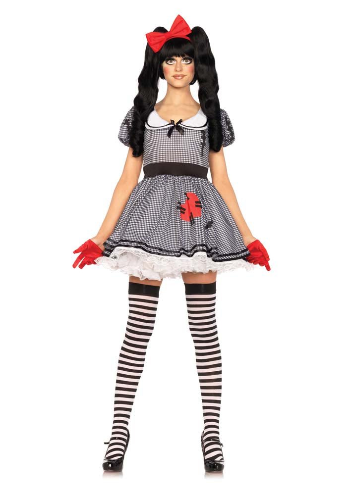 Adult Wind-Me-Up Dolly Costume - JJ's Party House