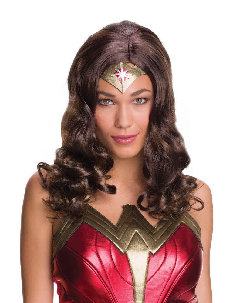 Adult Wonder Woman Wig - Batman vs Superman: Dawn of Justice - JJ's Party House