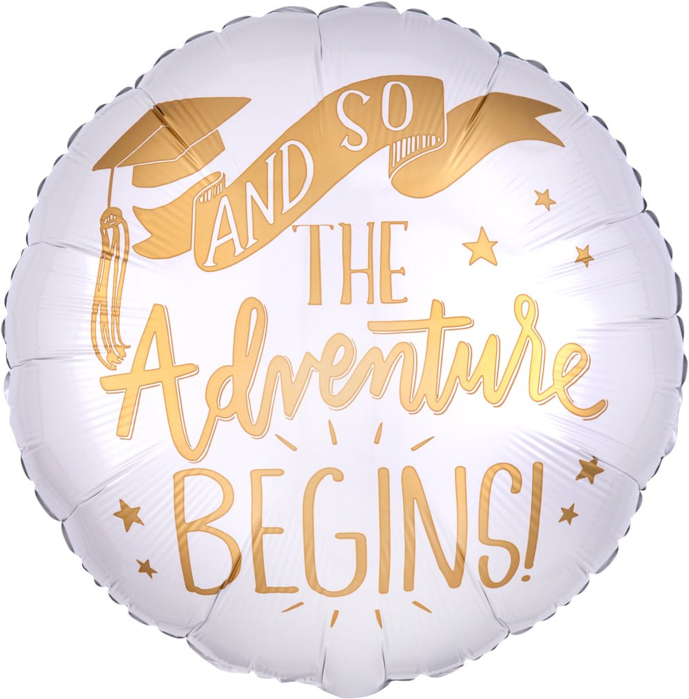 Adventure Begins Mylar Balloon 18" - JJ's Party House