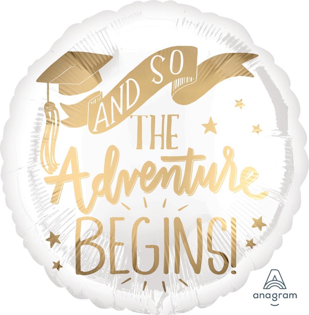 Adventure Begins Mylar Balloon 18" - JJ's Party House