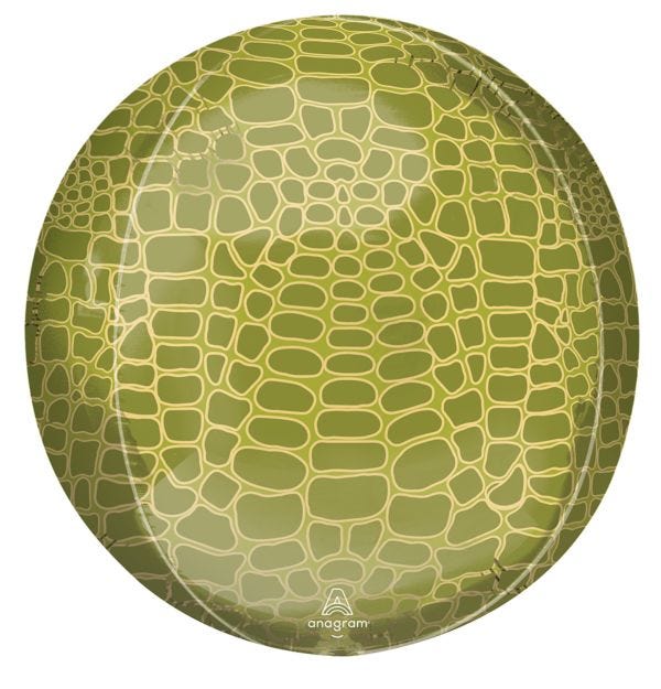 Alligator Print Orbz Balloon 16" - JJ's Party House