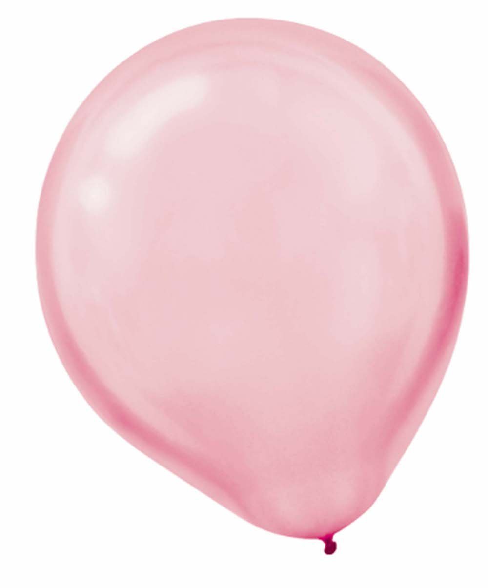 Amscan Balloons Pink Pearlized Latex Balloons 100ct