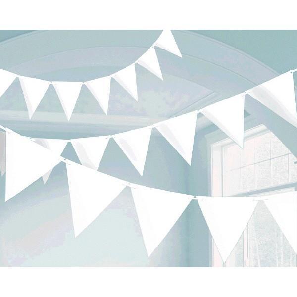 Amscan Decorations White Paper Pennant Banner