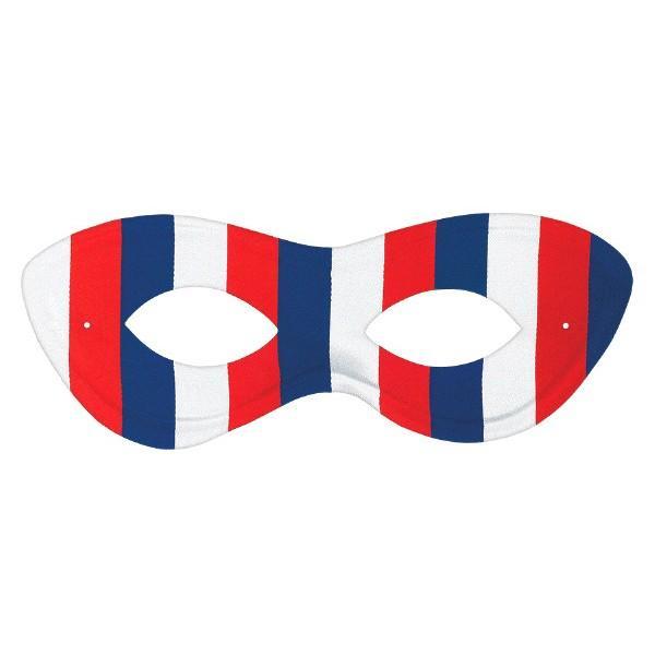Amscan Patriotic Red, White & Blue Domino Mask