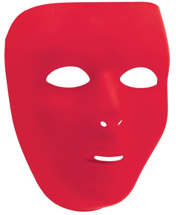Amscan Spirit Red Face Mask