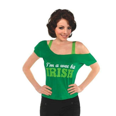 Amscan St. Patricks St. Patrick's Day "I'm A Wee Bit Irish" T-Shirt