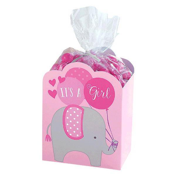 Amscan Staging Favor Box Kit - Pink Baby Show