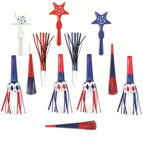 Amscan Staging Patriotic Noisemakers 34ct