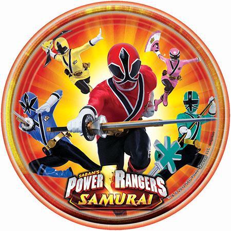 Amscan Staging Plt 9" Power Rangers