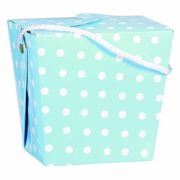 Amscan Staging Polka Dot Pail-Blue