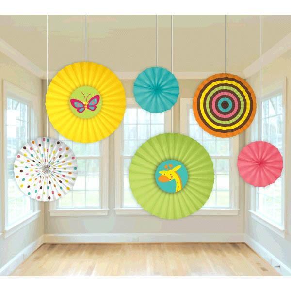 Amscan Staging Ppr Fan Deco Fisher Price Baby