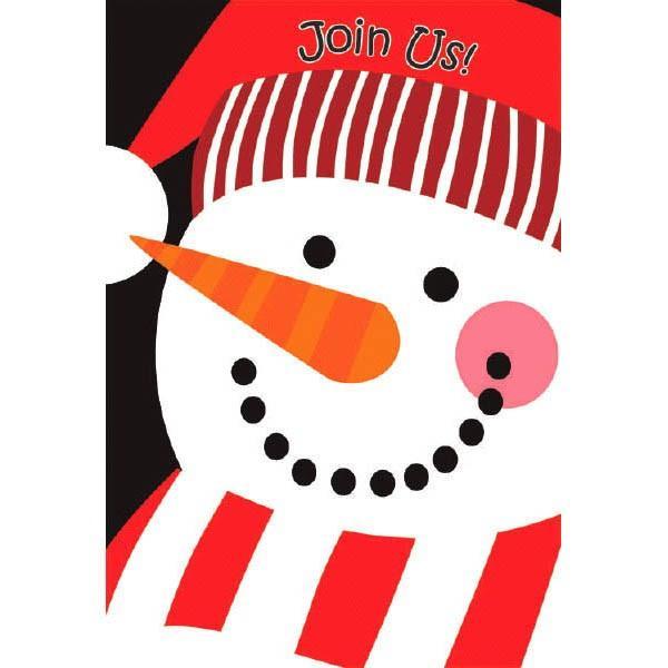 Amscan Staging Snowman Buddy Postcard Invitat