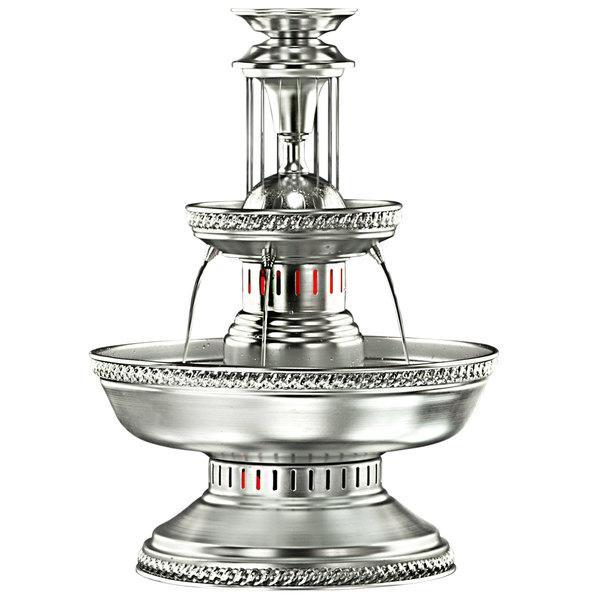 Apex 3003-S Prince 5 Gallon Silver Aluminum Beverage Fountain - JJ's Party House