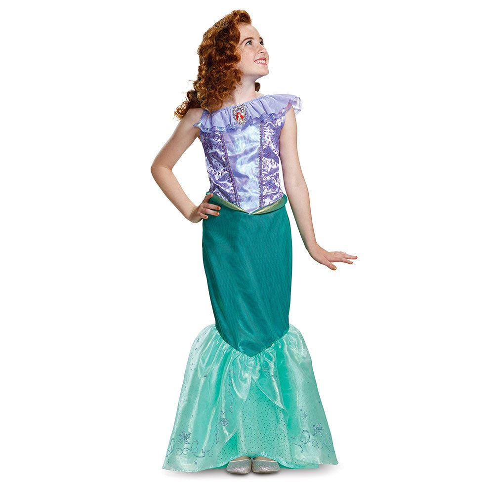 Ariel Deluxe Girls Costume DIS-66945 XSMALL (3T-4T) - JJ's Party House